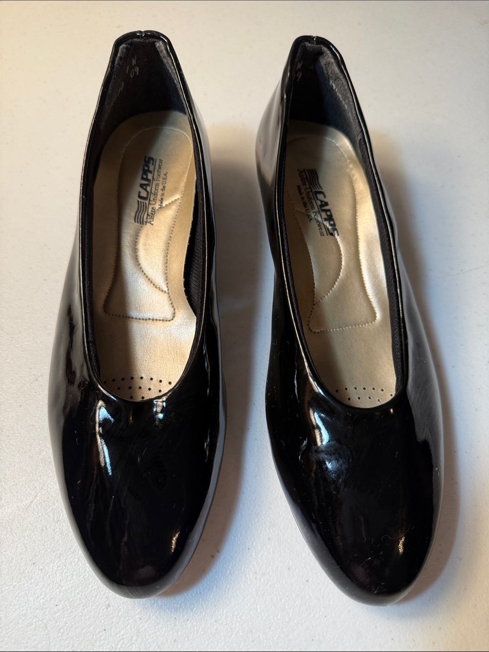 Clarks Women's Black Patent Leather Slip-On Ballet Flats